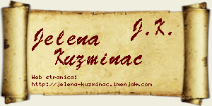 Jelena Kuzminac vizit kartica